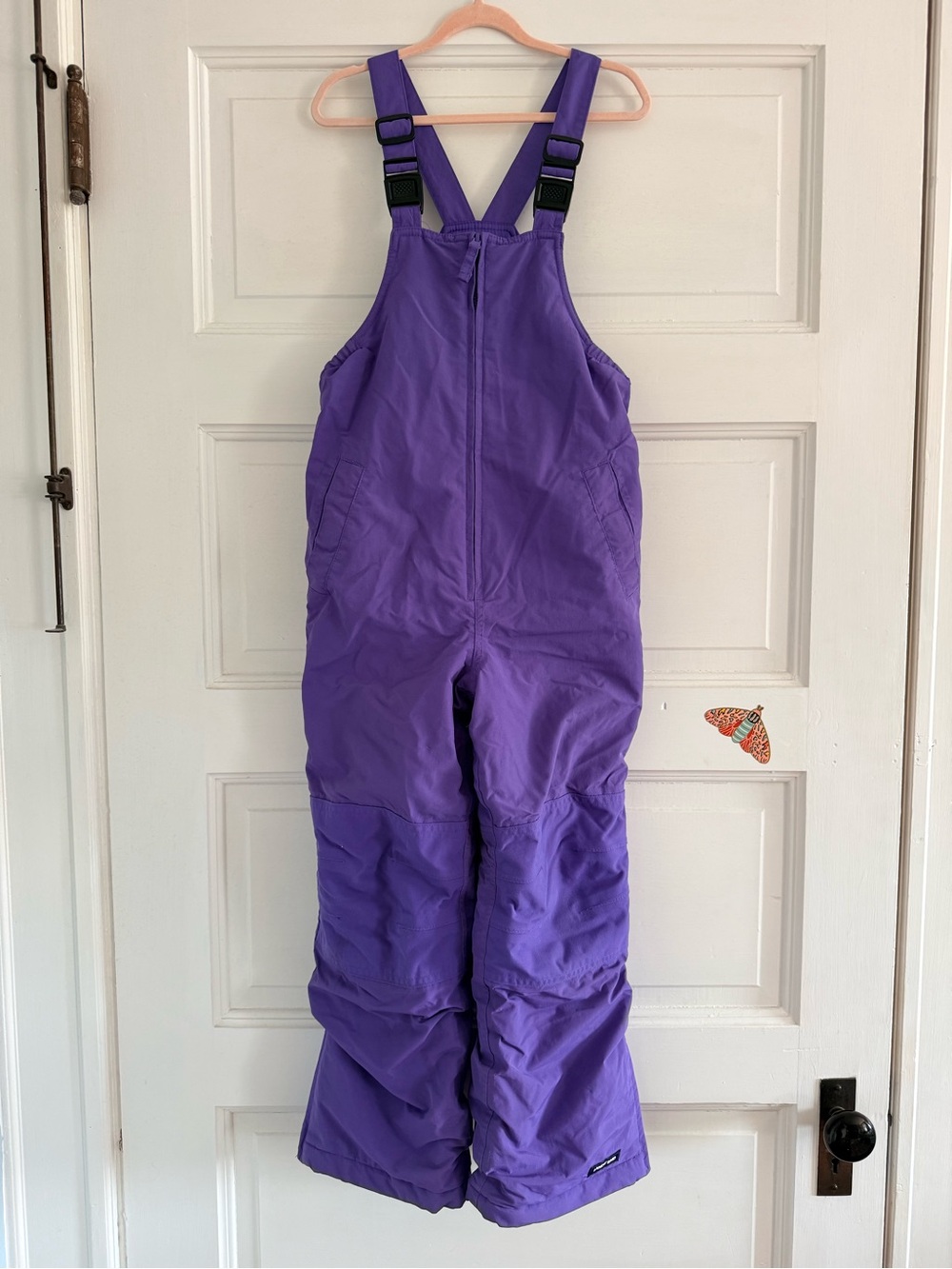 Lands' End Purple Kids Snow Bib One-Piece